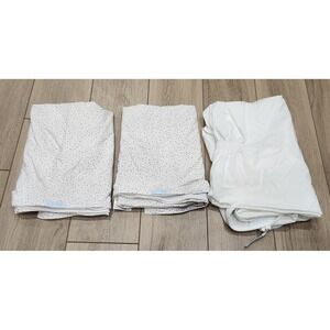 Quick Zip Crib Sheet‎ Set 100% Cotton Fitted Toddler Bedding 1 base 2 sheets